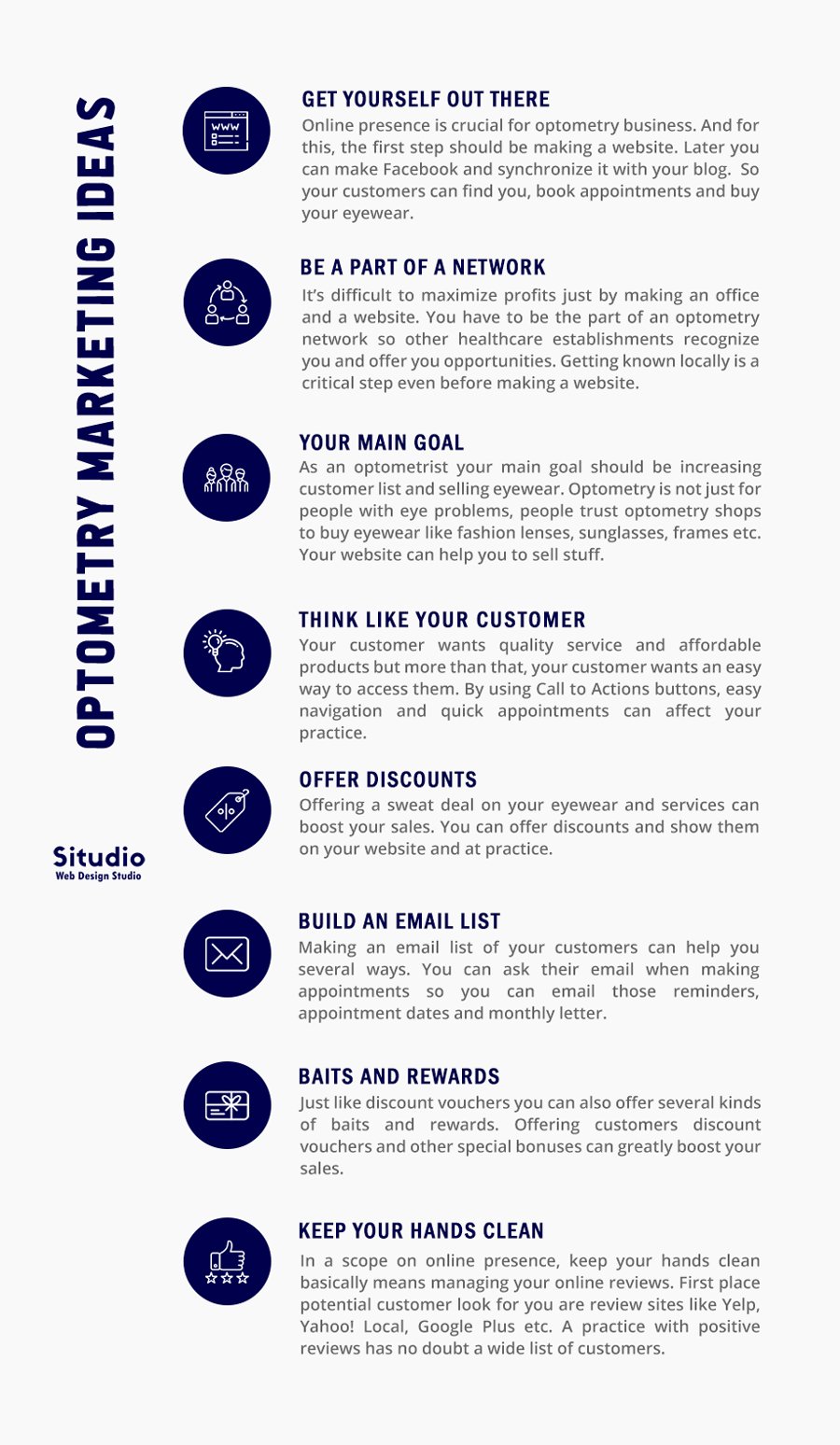 Optometry Marketing Ideas Infographic