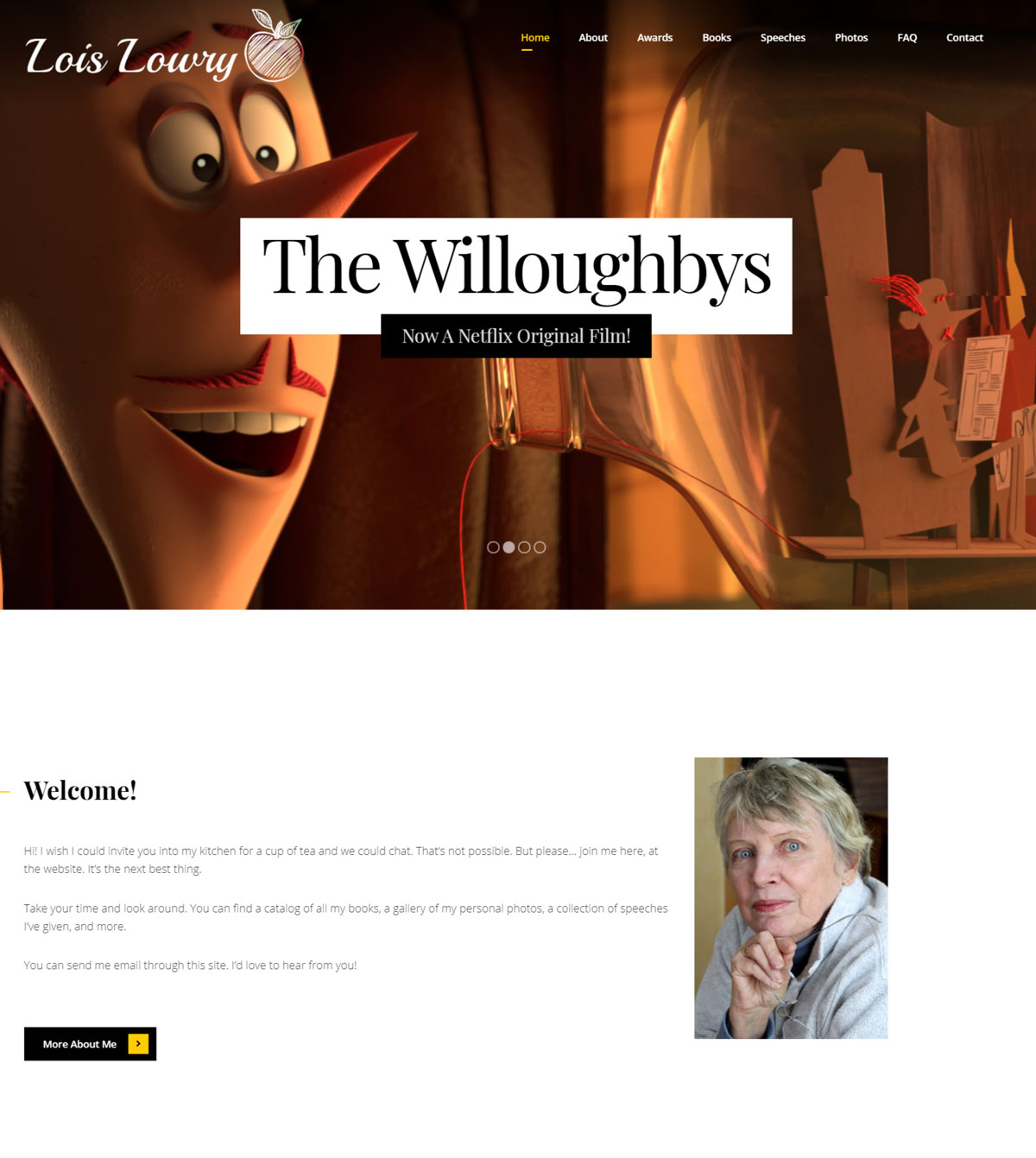 author biography websites